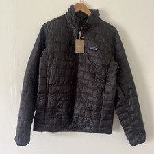 (1) Patagonia Giacca Uomo Medium Nero Nano Puff Giacca Isolata #84213 FA25