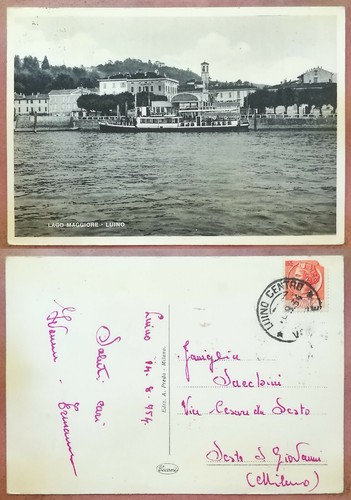 Lago maggiore luino 1954 - maggiore,