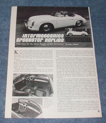 Kit replica intermeccanica - replica,
