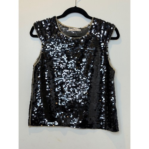 Maglia zara nera paillettes - maglia,