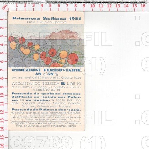 C9769 pubblicita 1924 palermo - pubblicita,