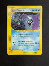 Pokemon Cloyster 8/165 Expedition Rara Holo Unlimited Wizards ENG Vintage Cards