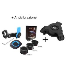 SUPPORTO CELLULARE PER QUAD LOCK 360° CON ANTIVIBRAZIONE x MOTO BICI MONOPATTINO