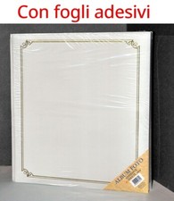 Album fotografico porta foto per vari formati 50 fogli adesivi 35x35 cm