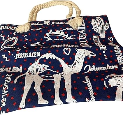 Borsa donna jerusalem tela - borsa,
