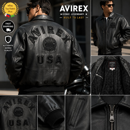 Avirex giacca uomo nero - avirex,