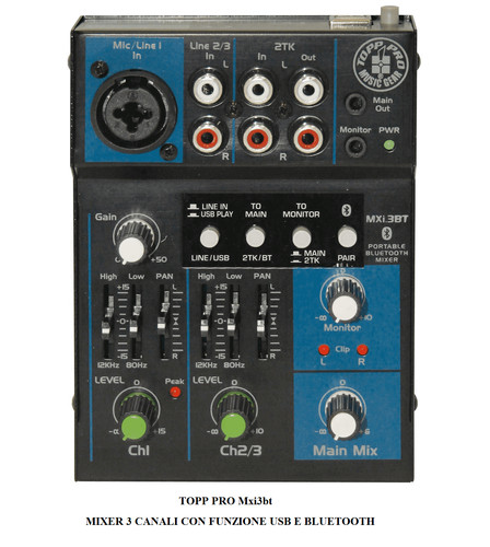 Topp pro mxi3bt mixer 3 - ,