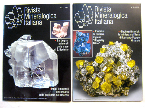 Lotto rivista mineralogica - 2,