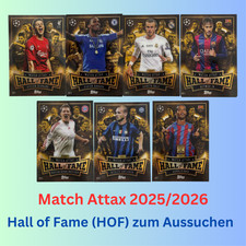 Topps MATCH ATTAX Champions League 2025/2026 25/26 - Hall of Fame (HOF) scegli