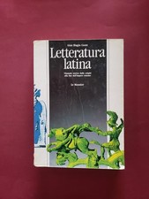 Letteratura latina Gian Biagio