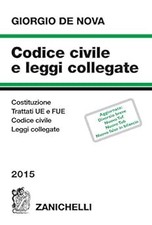 Codice civile e leggi collegate 2015 De Nova, Giorgio