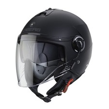 CASCO DEMI - JET CABERG RIVIERA V4X NERO OPACO BLACK MATT URBAN PARASOLE