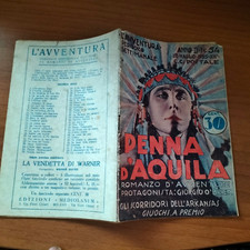 L'AVVENTURA # 54 - PENNA D'AQUILA- cover  GIORGIO O'BRIEN -MEDIOLANUM-1935