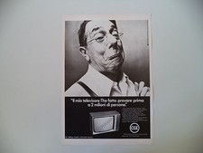 advertising Pubblicità 1970 TELEVISORE CGE