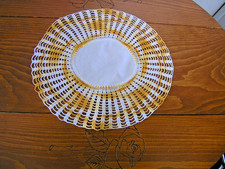 Doiley uncinetto variegato oro
