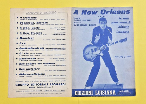 Adriano celentano spartito - adriano,