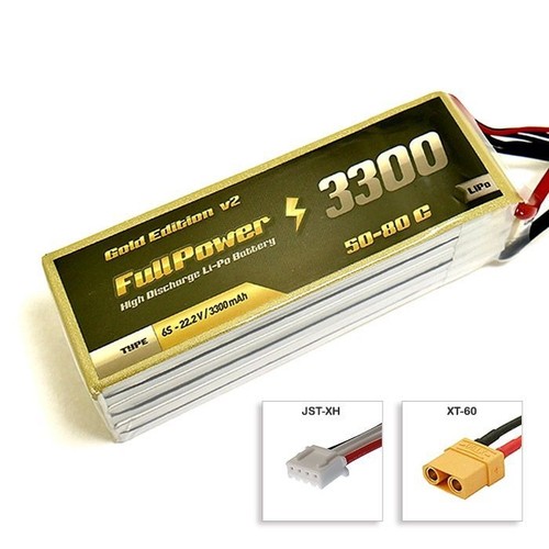 Fullpower batteria lipo - lipo, 6s