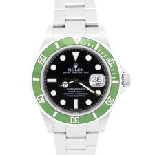 CARTE NON LUCIDATE ROLEX SUBMARINER DATA 40mm KERMIT verde REHAUT 16610 SCATOLA LV
