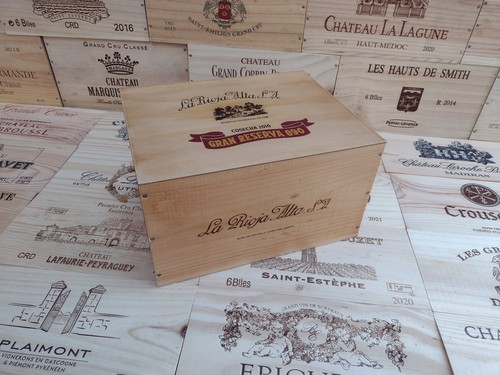 Cassetta porta vino legno - in,