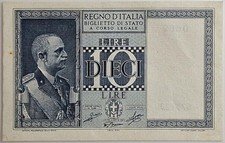 10 Lire - Biglietto di Stato -
