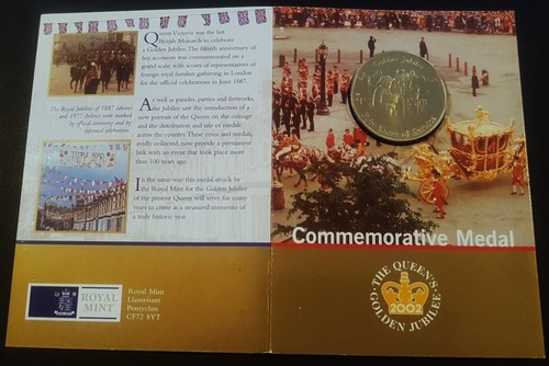 Royal mint golden jubilee - mint, "golden