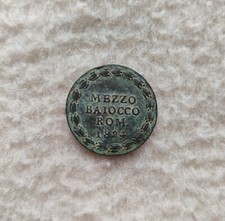 Mezzo Baiocco 1824 - Leone XII