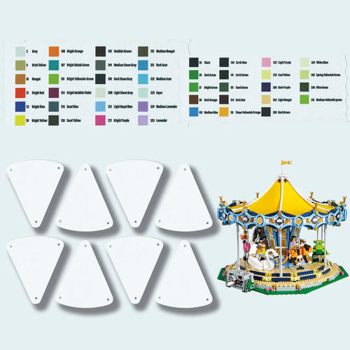 Set panno giostra - set, grande