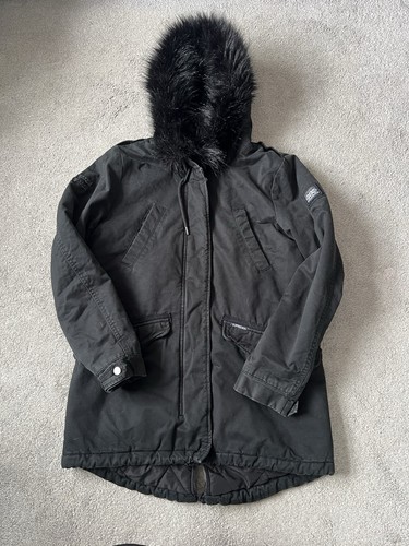 Giacca parka donna nera