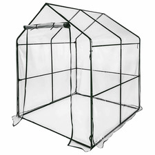 Serra da Balcone da Giardino Miniserra Policarbonato e Telo impermeabile ripiani