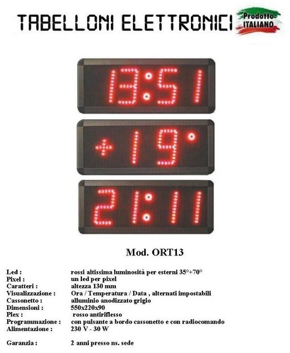 Orologio digitale led - a, led/