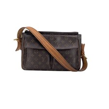 Autentica borsa a tracolla Louis Vuitton Monogram Canvas Viva Cité GM Vivacite