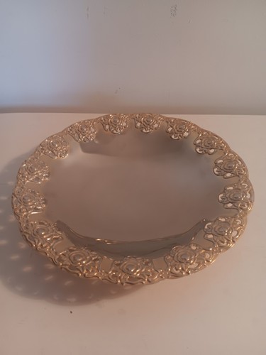 Piatto vintage argento noce