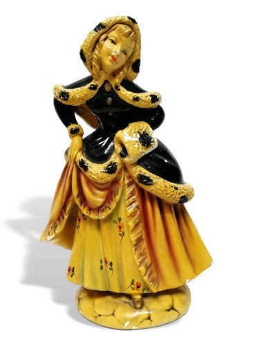 Statuina ceramica policroma - ceramica,