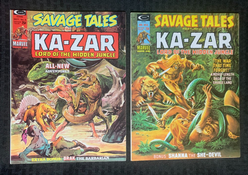 1974 savage tales - tales, ka-zar