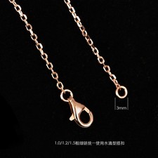 Ciondolo catena donna oro rosa