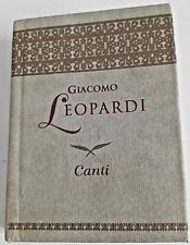 Canti - Giacomo Leopardi / I Tesori della Poesia in Miniatura DeAgostini, 2004