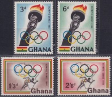 F-EX50684 GHANA MNH 1960 GIOCHI OLIMPICI ROMA ATLETISMO TOURCH.