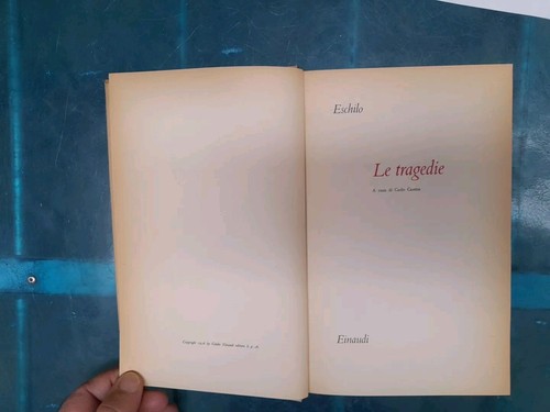 Eschilo tragedie cura - a,
