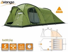 VANGO Tenda da campeggio 5  posti Orchy 500