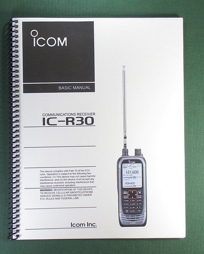 Manuale istruzioni icom r30 - manuale,