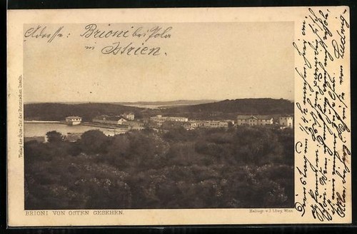 Brioni veduta del - del, luogo