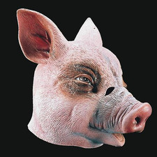 MASCHERA MAIALE IN LATTICE