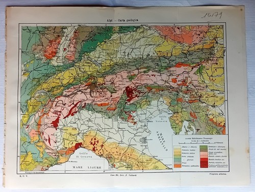 15179 mappa alpi carta - 15179,