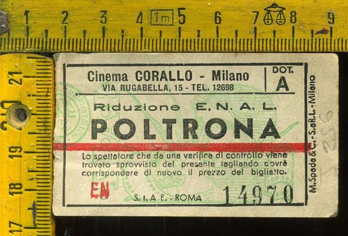Biglietto teatro cinema - teatro,