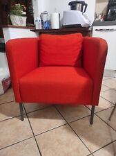 HOMCOM Poltroncina da Camera a Pozzetto in Tessuto con Gambe in Legno Grigio