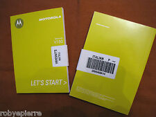 Vendo NUOVO solo MANUALE originale MOTOROLA V150 ITALIANO LET'S START OTTIMO