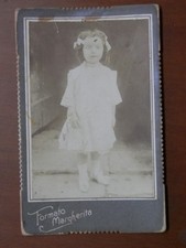 Vecchia foto cartoncino inizi