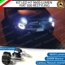 KIT FULL LED H7 6000K CANBUS LED LENTICOLARI PER ABARTH FIAT 500 595 RESTYLING