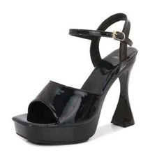 Sandali 12 cm Nero Platform