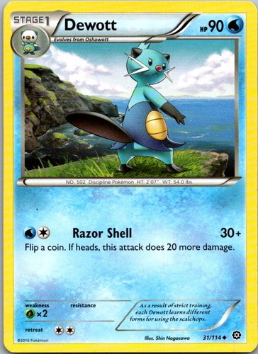 Dewott 114 uncommon steam - uncommon,